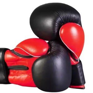 OEM Custom Fight Boxing Gloves PU Leather Professional Training Sparring Gloves for Gym Fitness Outdoor Use Moisture Wicking - Product Image 5