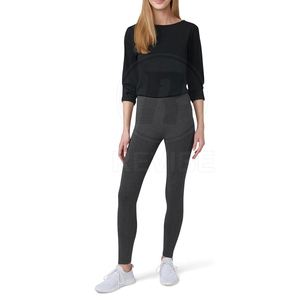 Women Breathable Fitness Leggings Soft Stretch <b>Athletic</b> Yoga Workout Running Activewear Pants for Casual Use - Product Image 4