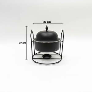 Chauffe-Plat de Luxe en Acier Inoxydable Qualité Alimentaire, Réchaud de Buffet 3L avec Chauffage à la Vapeur et Contrôle de Température - Product Image 5