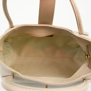 Sac à main en cuir véritable Royaa avec bandoulière amovible, sacs à main décontractés, sac à bandoulière élégant, sac de luxe beige - Product Image 3