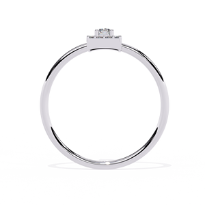 Bagues de fiançailles et de mariage de luxe plaquées or avec diamants CVD certifiés IGI de Loista Jewels pour femmes et hommes - Product Image 4