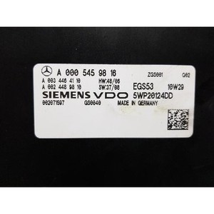 Módulo de Control de Transmisión para Clase S 2009-2013, Usado, OEM A0005459816 - Product Image 2
