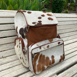 Sacs à dos en cuir de vachette véritable, fournisseur en gros, personnalisation OEM, qualité export, sacs d'école pour étudiants à prix raisonnable - Product Image 4