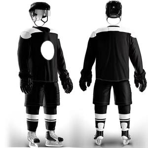 Uniforme de hockey sur glace personnalisable toutes tailles, haute qualité, Spandex/Polyester, séchage rapide et écologique, options de logo et nom d'équipe personnalisés - Product Image 1