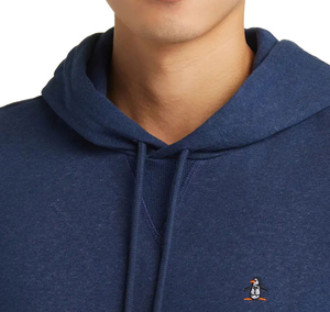 Sudadera con Capucha Azul Marino para Hombre, de Algodón French Terry, Informal, para Otoño, con Bolsillo y Ribete a Rayas, Sudaderas con Capucha y Sudaderas BRG para Hombre - Product Image 6