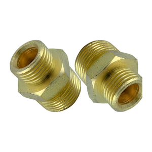 Conectores y Adaptadores de Latón Industrial Roscados para Tuberías, Conexiones Hexagonales Reductoras para Líneas de Agua, Gas y Aire - Product Image 6