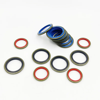 Kit d'assortiment de joints toriques moulés en métal NBR Aidisi M6 M8 M10-M30, produits en caoutchouc pour joints d'étanchéité de tuyaux d'huile hydraulique haute pression