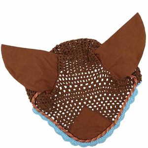 Wholesale Breathable Cotton Horse Ear Bonnet Premium Horse Riding Ear <b>Net</b> <b>Fly</b> Veil Custom Design OEM Manufacturer - Product Image 4