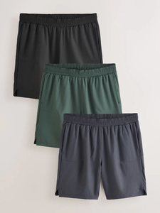 <b>Men's</b> Solid Color Active <b>Shorts</b> Quick Dry Workout Gym Wear with Pockets Casual Sport <b>Short</b> Pants - Product Image 1