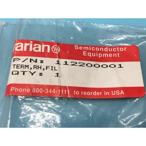 VARIAN 112200001 TERMINAL RH FIL, 143293 - อุปกรณ์และชิ้นส่วนเซมิคอนดักเตอร์มือสองระดับโลกที่เชื่อถือได้ที่ - Product Image 4