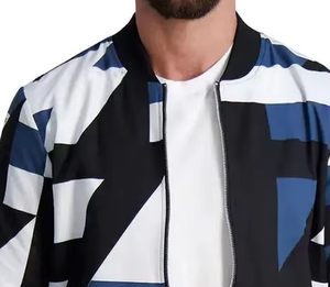 แจ็คเก็ตบอมเบอร์พิมพ์ลายซับลิเมชั่น ดีไซน์ล่าสุด ทันสมัย รุ่นใหม่ล่าสุด ราคาขายส่ง คุณภาพดี แจ็คเก็ตแฟชั่นผู้ชาย - Product Image 5