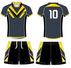 Tenue de football personnalisée en tissu à séchage rapide, maillots et uniformes de football imprimés et uniformes de football simples pour jeunes - Product Image 5