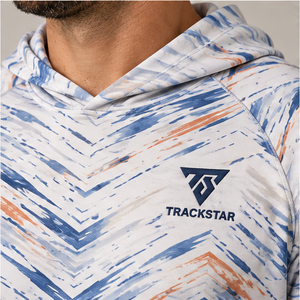 Camisa de Pesca con Capucha y Estampado Chevron Personalizado, Manga Larga, Secado Rápido, Ligera, UPF 50, Unisex, Sudadera de Pesca Sublimada - Product Image 5
