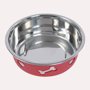 Cuenco respetuoso con el medio ambiente para cachorros, alimentador de comida para perros y gatos, cuencos de silicona, antideslizante, tazón de acero inoxidable para perros, Reino Unido - Product Image 5