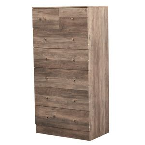 Mobiletto con 5+2 Cassetti e Maniglie Oro Opaco, in Truciolato Grigio e Finitura Melaminica Testurizzata 66*40*131cm, Organizzatori per Armadi - Product Image 1