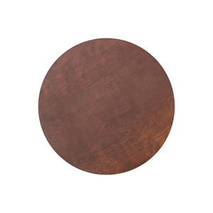 Mesa Auxiliar Zoya Hecha de Madera de Teca Sólida de Alta Calidad en Color Marrón Oscuro para Interiores o Exteriores - Product Image 5