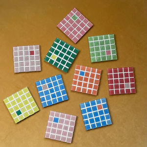 Juego de Posavasos de Mosaico Hechos a Mano TCE, Vajilla Decorativa Premium, Posavasos Resistentes al Calor para Hogar, Oficina, Regalo y Suministro al por Mayor - Product Image 4