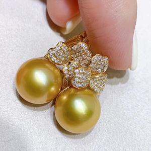 Boucles d'oreilles en argent pur 925, gris platine, perle, talons hauts, 11-12 mm, rondes, impeccables, parfaites pour un style quotidien - Product Image 3