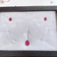Natürliches Liberianisches Rubin-Anhänger-Ohrring-Set, 8,25 Karat, luxuriöser Damenschmuck, 100 % Edelmetall, echter roter Rubin, ohne Kette