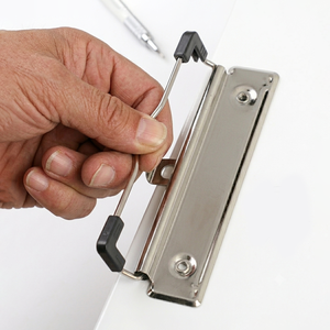 Custom OEM/ODM Durable A4 PVC Clipboard with Stainless Steel Clip UV <b>Printed</b> for <b>Office</b> School Warehouse Use - Product Image 3