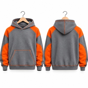 เสื้อฮู้ดดี้ยูนิเซ็กซ์ แขนเสื้อแบบแร็กแลน กระเป๋าคางคกู ผ้าฝ้าย 100% สวมใส่สบายๆ ในฤดูหนาว - Product Image 1
