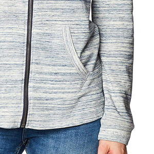 Lightweight Zip Hoodie With Long Sleeves Women Activewear Hoodie With Casual / Solid Hoodie With Zip Up Closure And Drawstrings - Product Image 6