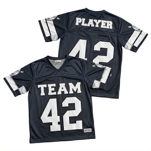 Camisetas de Fútbol Americano Personalizadas para Hombre, Sublimadas, Transpirables, con Nombre y Número del Equipo - Product Image 6