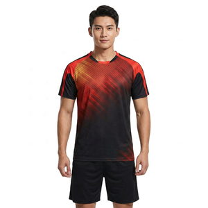 <b>Men's</b> Short Sleeve Sport T-<b>Shirt</b> <b>Black</b> <b>Red</b> Solid Sublimation Print Quick Dry Breathable Eco-Friendly Knitted Polyester O-Neck - Product Image 3
