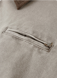 Classic Casual Men's Winter <b>Canvas</b> <b>Jacket</b> Front Eco-Friendly Breathable Quick Dry Durable Relaxed Fit for Workwear Street - Product Image 6