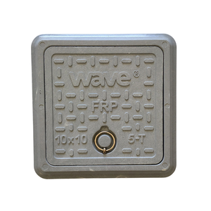 High Strength Composite Square Gully Grating 250x250 mm Industrial Drainage Lid 5 Ton Rated Anti Skid Utility Access <b>Plate</b> - Product Image 6