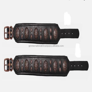 Collar de perro de cuero genuino extra ancho de longitud personalizada con remaches, collar de mascota acolchado resistente con tachuelas para perros medianos o grandes - Product Image 3