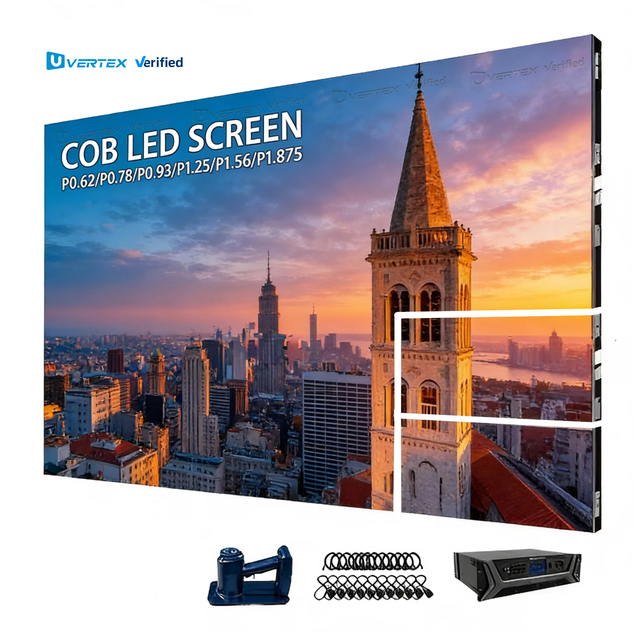 Vertex COB/GOB Indoor 640*480mm LED Board Ultra-thin P1.86 P2 LED Cabinet LED Video Wall Panel LED Display Screen