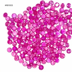 ทับทิมโมซัมบิกเกรด 3A คุณภาพพรีเมียม รูปทรงกลม ขนาด 3 มม. ผ่านการอบความร้อน 24 กะรัต (ล็อต) พลอยหลวมสำหรับใช้ในงานออกแบบเครื่องประดับ ขายดีที่สุด - Product Image 3