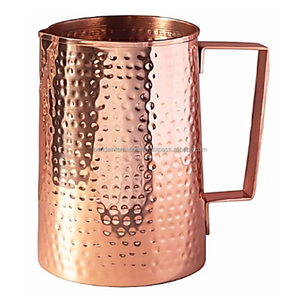 Jarra de Cobre Puro de Nuevo Diseño con Acabado Pulido para Hotel y Hogar, Jarra para Bebidas con Material de Cobre Puro - Product Image 3