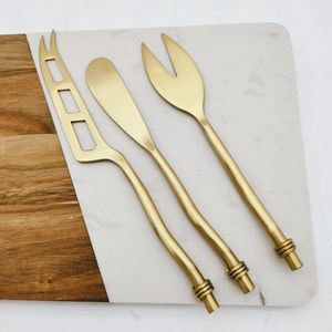 Stainless Steel <b>Cheese</b> Utensil <b>Set</b> 4 Piece Serving Tools Dishwasher Safe - Product Image 5