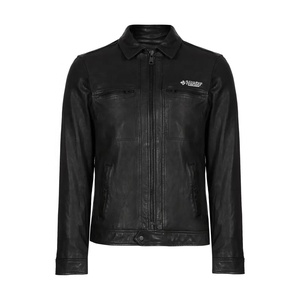Top Trending Style Wholesale Men's <b>Genuine</b> <b>Leather</b> <b>Jackets</b> Breathable Plus Size Best Selling Windproof <b>Leather</b> <b>Jacket</b> for Men's - Product Image 5