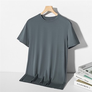 BD China Factory OEM Customized Logo Embroidery Cooling Breathable Short Sleeve Quick Dry T Shirt Short Sleeve Crew Neck T-Shirt - Product Image 3