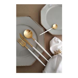 Ensemble de couverts en acier inoxydable pour mariage, haute qualité, luxe, manches épais. - Product Image 4