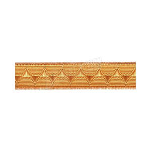 Cinta de encaje trenzada de alambre francés dorado ceremonial al por mayor, trenza de alambre de bullion de primera calidad - Product Image 6