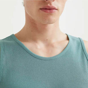 Activewear Cut Off Shirts <b>Men</b> Polyester Gym Stringer Basketball <b>Singlets</b> Running Tank Top <b>Men</b> - Product Image 6