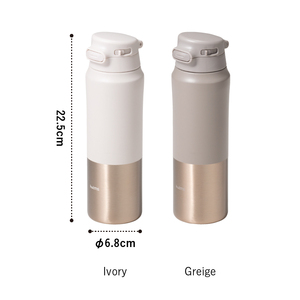 ขวดน้ำกีฬา Holms 450 มล. ป้องกันการรั่วซึม พร้อมปุ่มกดล็อคแบบสัมผัสเดียว ฉนวนสุญญากาศ สแตนเลสสตีล สำหรับการเดินทาง - Product Image 6
