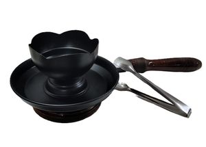 Quemador de incienso purificador para el hogar con mango de madera para fragancia del hogar y Bakhoor, con pinzas de acero y base de madera. - Product Image 6