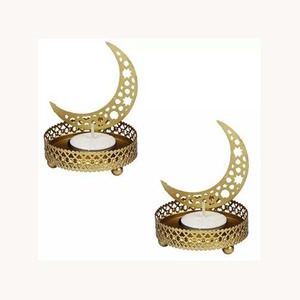 Designer Metal <b>Tealight</b> Candle Holder Contemporary Candle Stand For Dining Table Living Room Decoration - Product Image 1