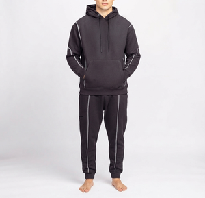 Survêtement en molleton personnalisé pour homme, sweat-shirt et pantalon de survêtement en coton, fabricant premium, survêtement en molleton épais pour homme - Product Image 4
