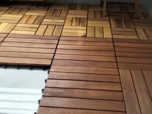 Baldosas de Madera Modernas de Alta Calidad para Terraza, 30 x 30 cm, Ecológicas, para Patio Interior, Balcón, Jardín, Fácil Instalación, Impermeables, Antideslizantes - Product Image 3