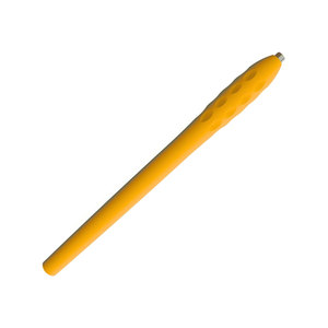 Manche de miroir dentaire en silicone texturé orange, outil buccal de haute précision, manche de diagnostic manuel à filetage universel, fabriqué au Pakistan - Product Image 2