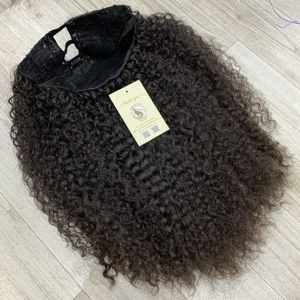 Perruque de cheveux humains vietnamiens bruts bouclés birmans bouclés personnalisés à cuticules complètes - Product Image 3