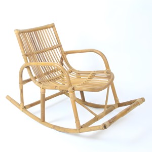 Chaises berçantes en bois de rotin durable à prix compétitif chaise longue de loisirs naturelle écologique pour le mobilier de maison - Product Image 5