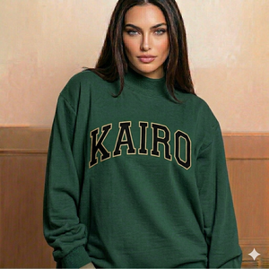 Classic Street Mockneck Sweatshirt Women Loose Fit Pullover Soft Fleece Cotton Warm Cozy Winter Casual Outfit - Product Image 1