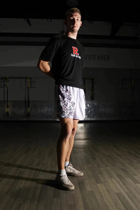 Shorts en coton à imprimé floral pour homme, taille mi-haute, élastique, respirant, décontracté, avec poches, shorts de sport légers pour l'entraînement - Product Image 5